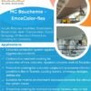 "EmceColor-flex protective coating applied to a concrete bridge surface, showcasing its crack-bridging and UV-resistant properties."