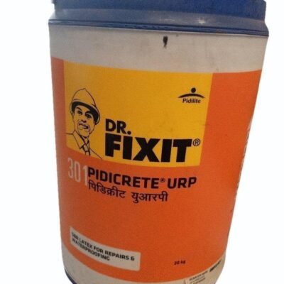 Dr. Fixit Pidicrete URP – multipurpose SBR-based waterproofing and bonding agent for plaster, concrete, and repairs.