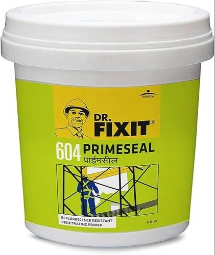 Dr. Fixit Primer AC 20LT – water-based acrylic primer for waterproofing roofs, terraces, and concrete surfaces.